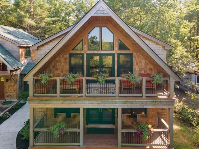 view of rear view of house