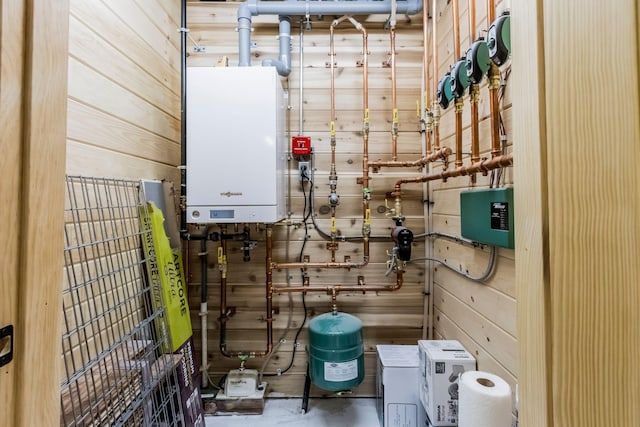 utilities featuring tankless water heater