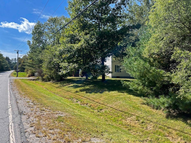 view of road