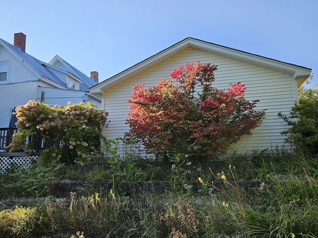 view of home's exterior