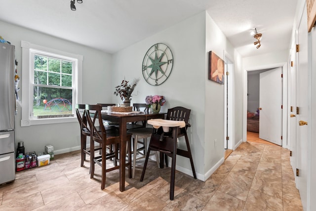 view of dining space