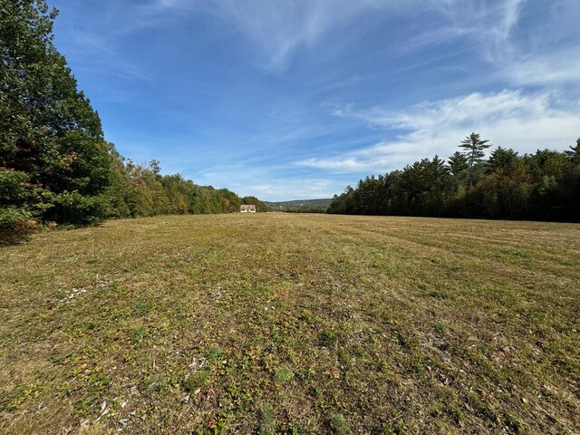 view of landscape featuring a rural view