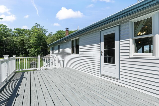 view of deck