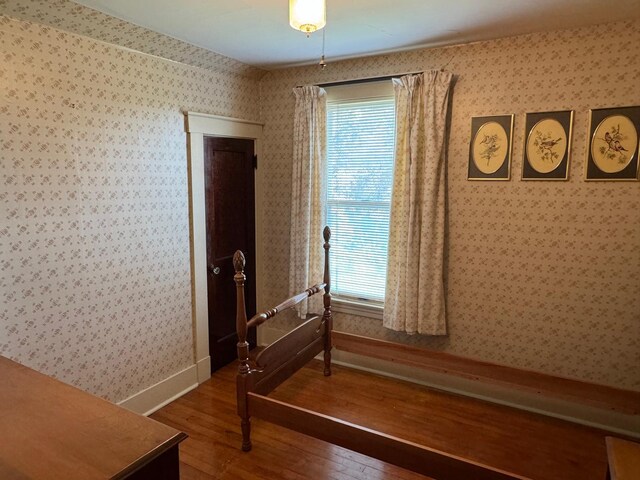 interior space featuring hardwood / wood-style flooring