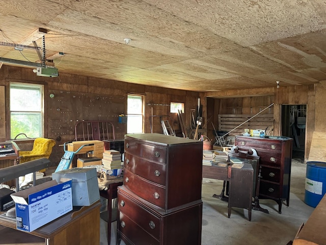 view of storage room