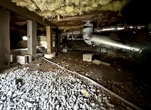 112 S St, Calais, ME 04619 - view of inside crawl space