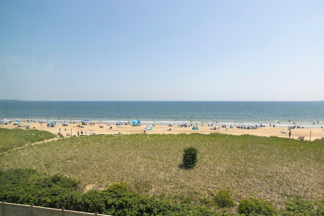 water view with a beach view