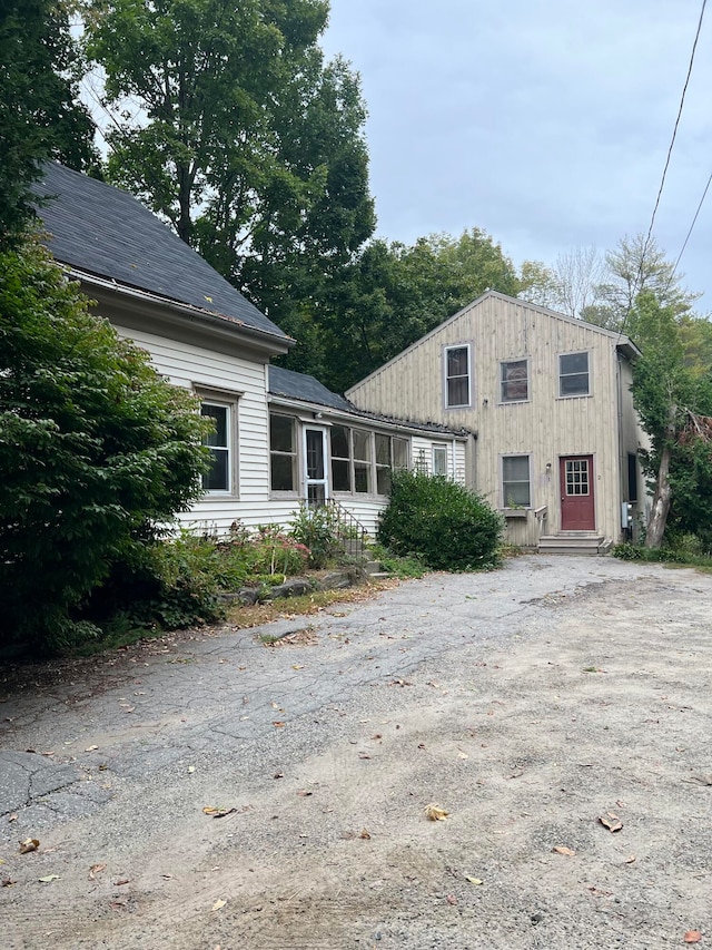 view of front of home