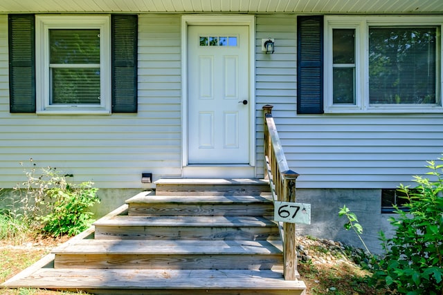 view of property entrance