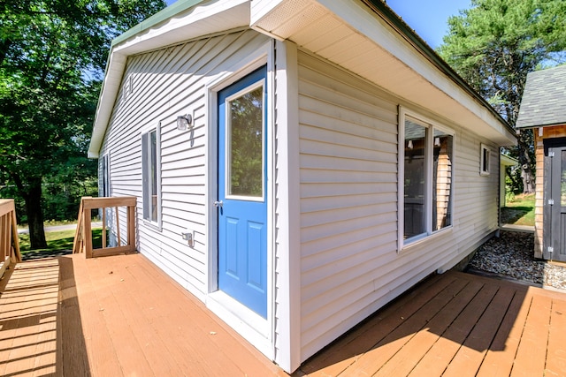 view of deck