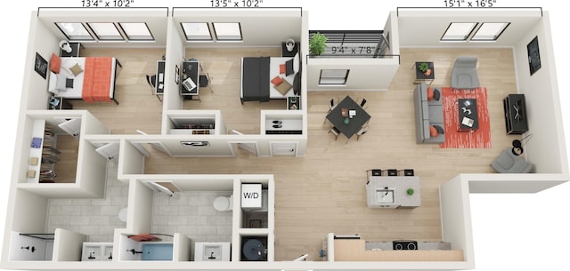 view of layout