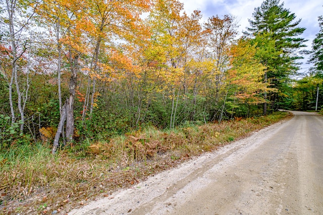 view of road