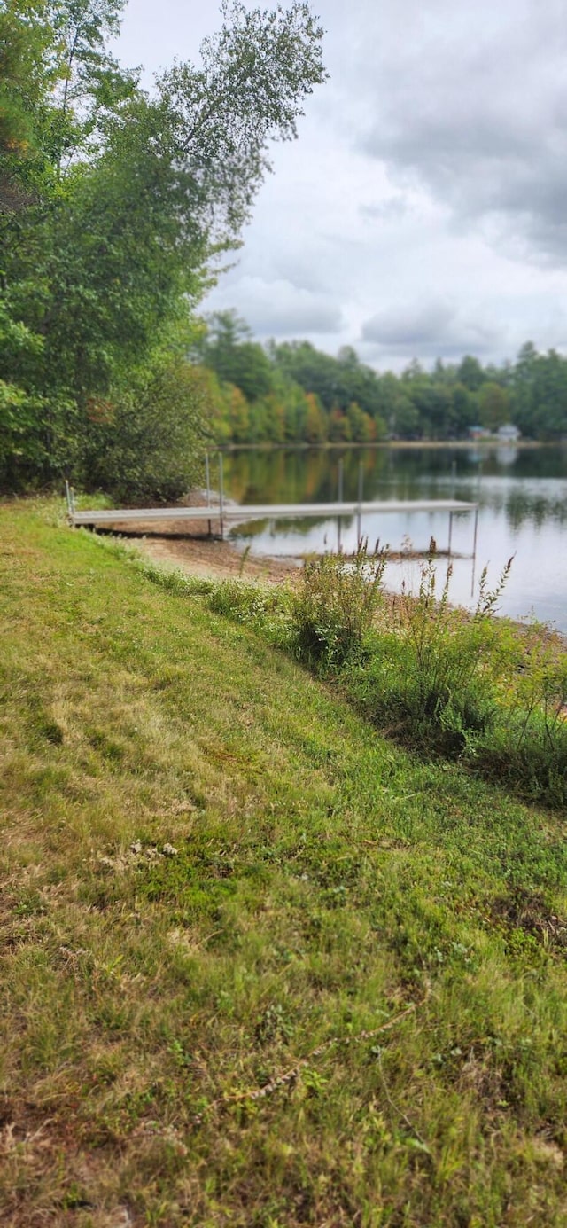35 Middle Rd, Acton, ME 04001 - view of yard with a water view