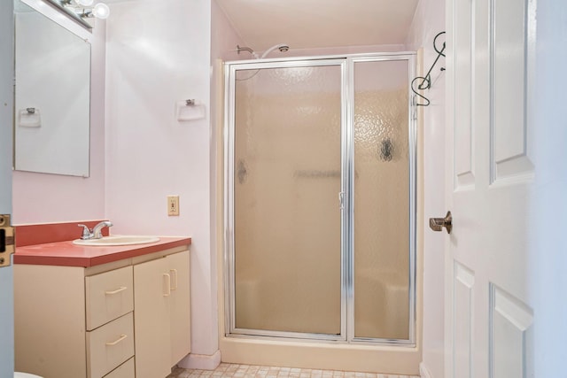 215 E Grand Ave Unit 206, Old Orchard Beach, ME 04064 - bathroom with a shower stall and vanity