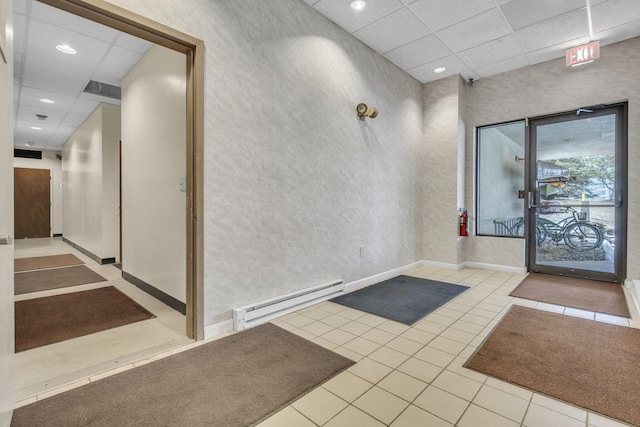 215 E Grand Ave Unit 206, Old Orchard Beach, ME 04064 - common area featuring a paneled ceiling and recessed lighting