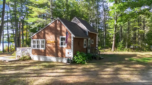 view of home's exterior