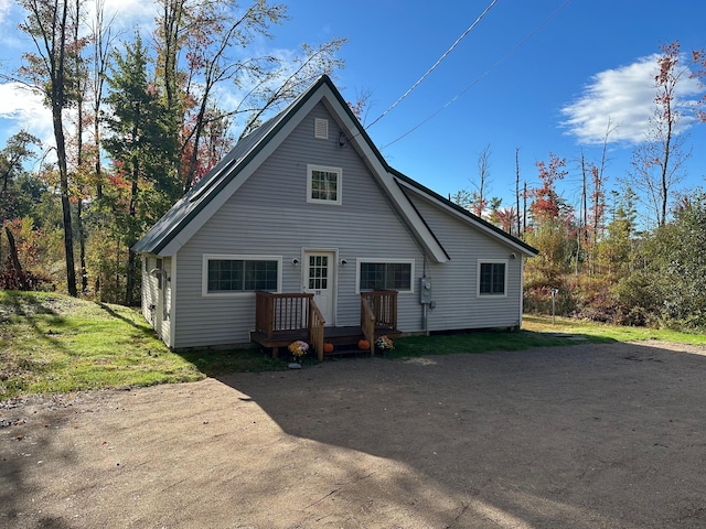 view of front of property