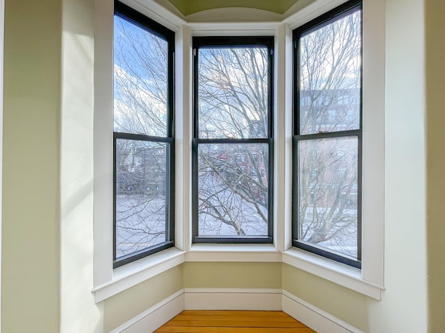 details with hardwood / wood-style floors