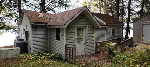 view of outdoor structure