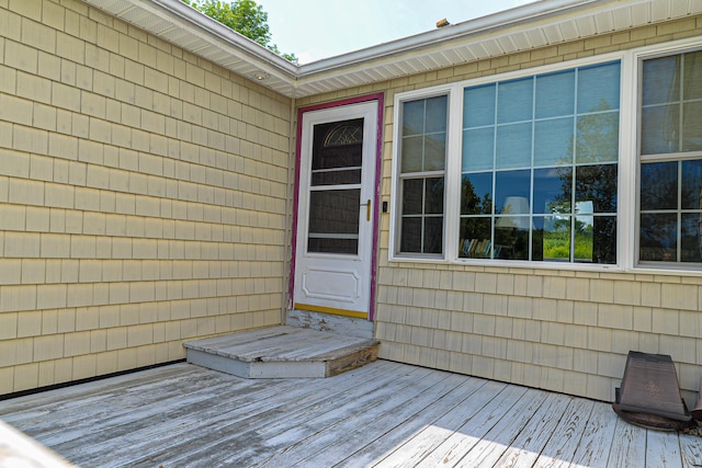 832 College St, Lewiston, ME 04240 - view of wooden terrace