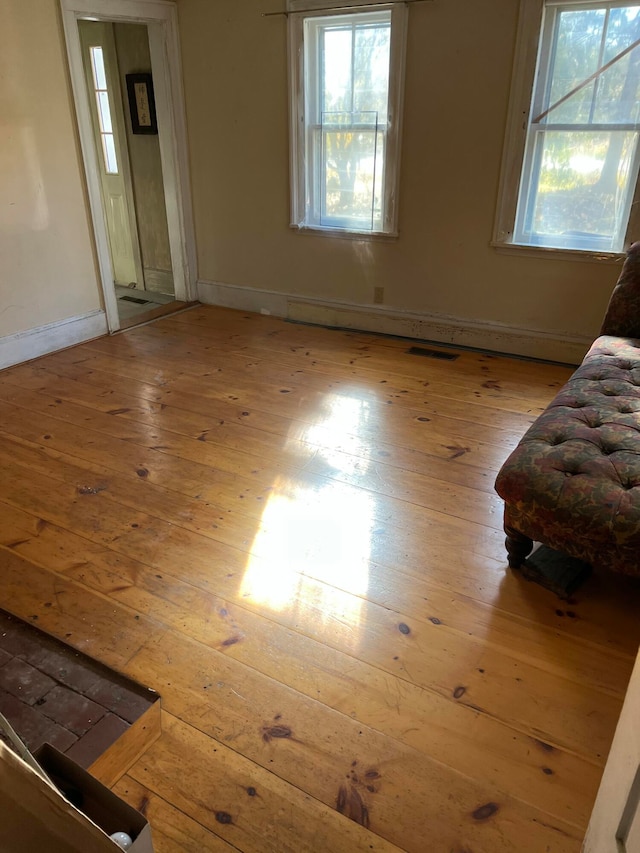 interior space featuring light hardwood / wood-style flooring