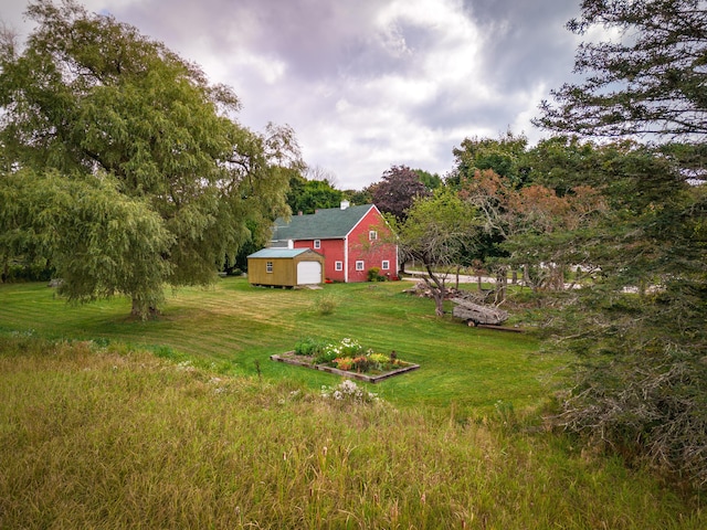 1276 State Route 32, Bristol, ME 04564 - view of yard with an outbuilding and a detached garage