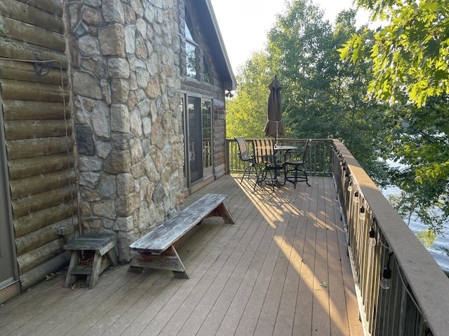 view of deck