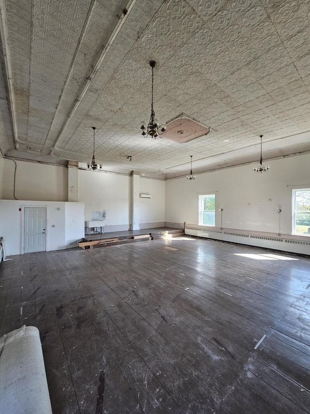 562 Ledge Hill Rd, Corinth, ME 04427 - garage with a baseboard radiator