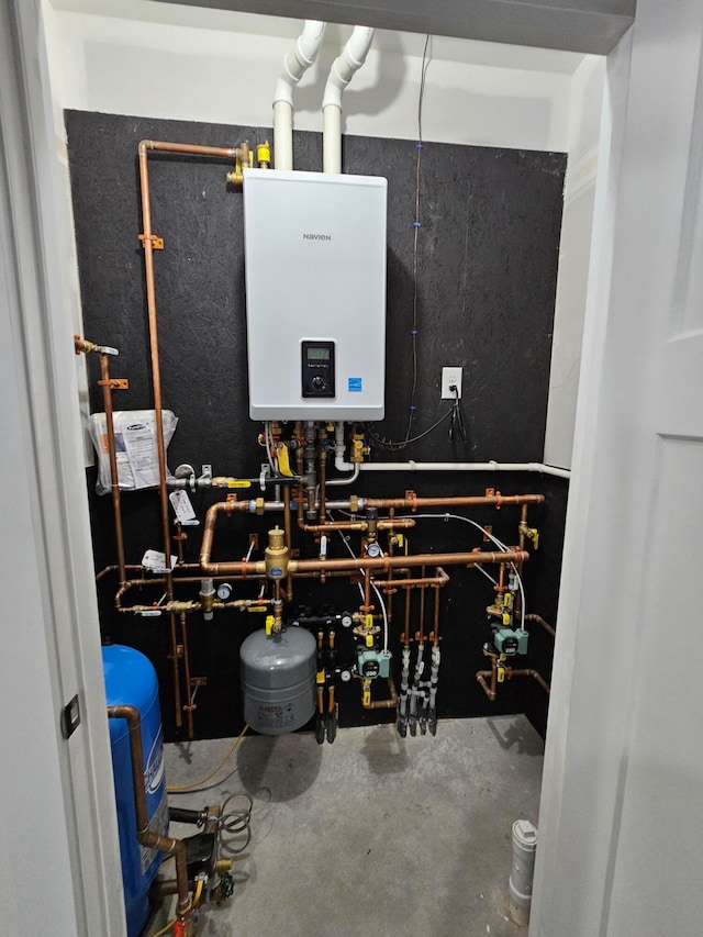 utilities featuring water heater