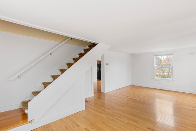 interior space featuring hardwood / wood-style floors