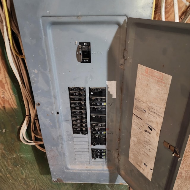 utility room featuring electric panel