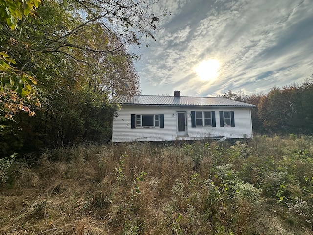 view of rear view of property