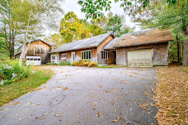 ranch-style house with a garage