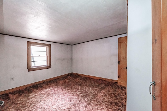 basement with carpet