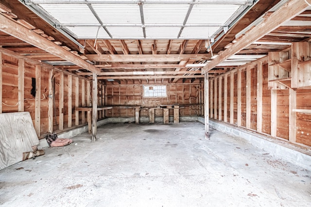 miscellaneous room featuring concrete flooring