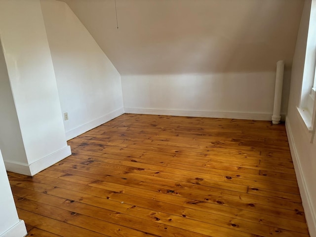 bonus room featuring wood-type flooring