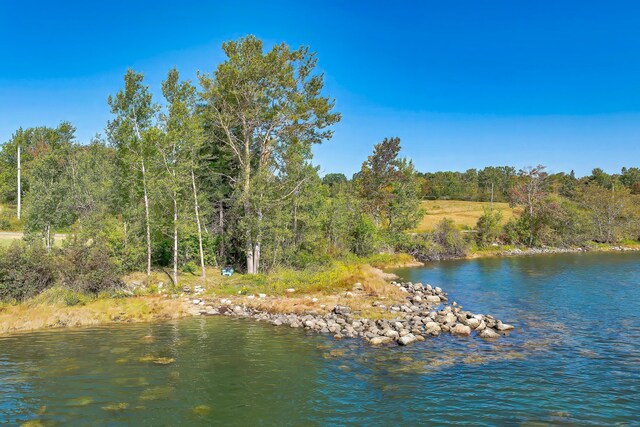 87 Carter Point Rd, Sedgwick, ME 04676 - water view featuring a heavily wooded area