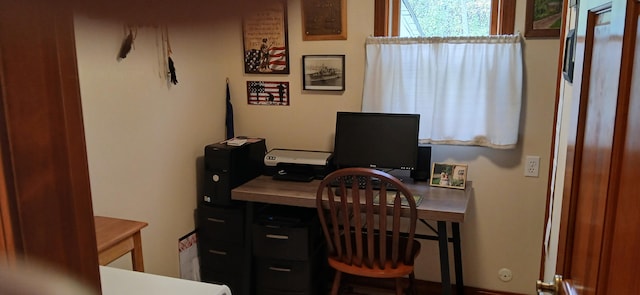 view of office space