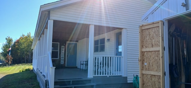 1270 US Rte 1, Weston, ME 04424 - entrance to property featuring covered porch