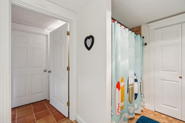 bathroom featuring tile patterned floors