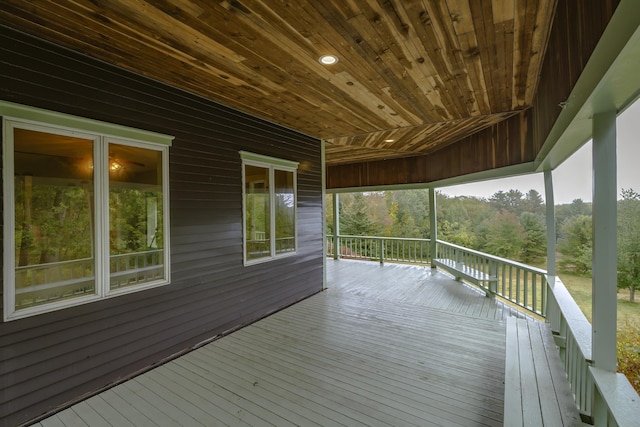 view of deck