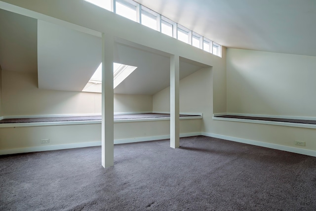 additional living space with carpet floors