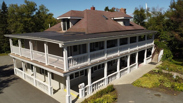 view of back of property