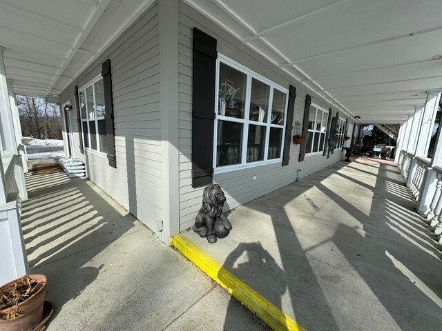 view of patio / terrace with a porch