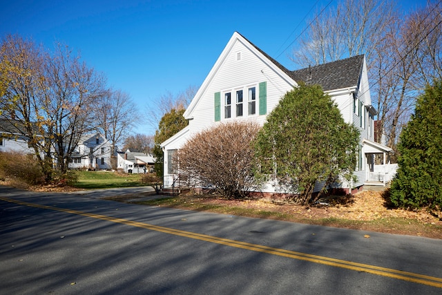 view of home's exterior