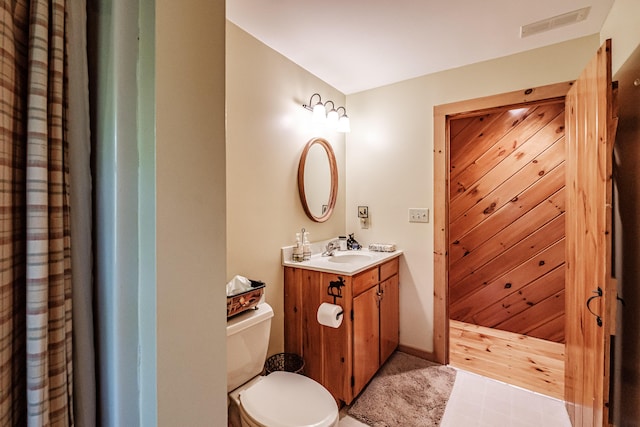11 Goss Pond Rd, Bethel, ME 04217 - bathroom featuring vanity and toilet
