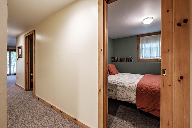 11 Goss Pond Rd, Bethel, ME 04217 - corridor with carpet and healthy amount of natural light
