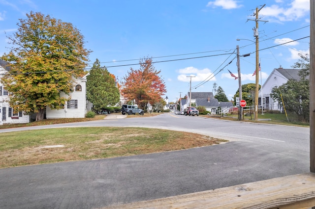 view of road