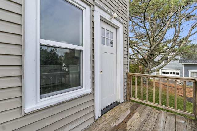 5 Harbor Rd, Friendship, ME 04547 - view of wooden terrace