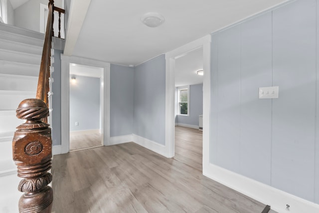 interior space featuring light hardwood / wood-style flooring